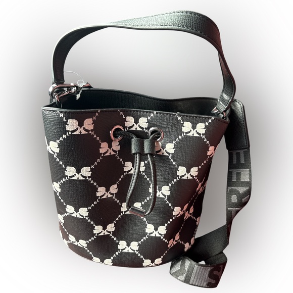 KARL LAGERFELD PARIS Adele Medium Bucket Bag NWT